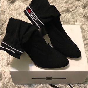 Ankle sock boots NEW UNWORN